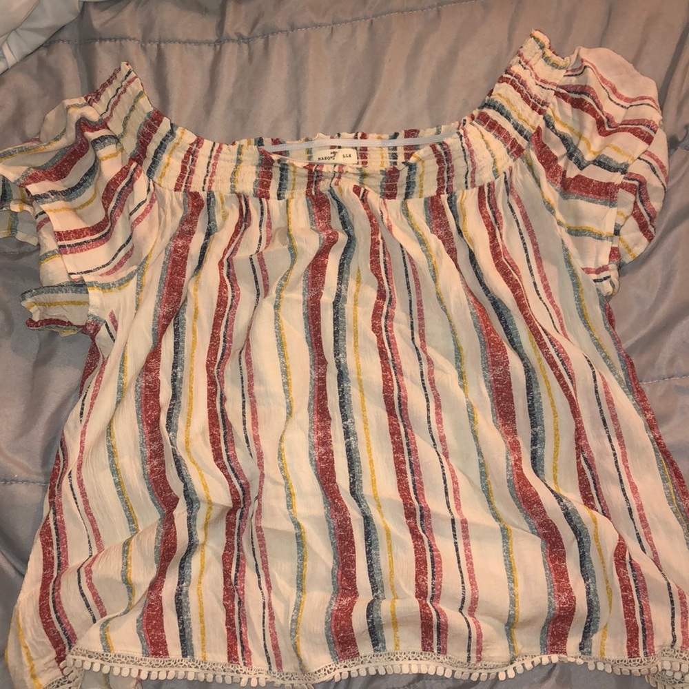 Off the shoulder shirt